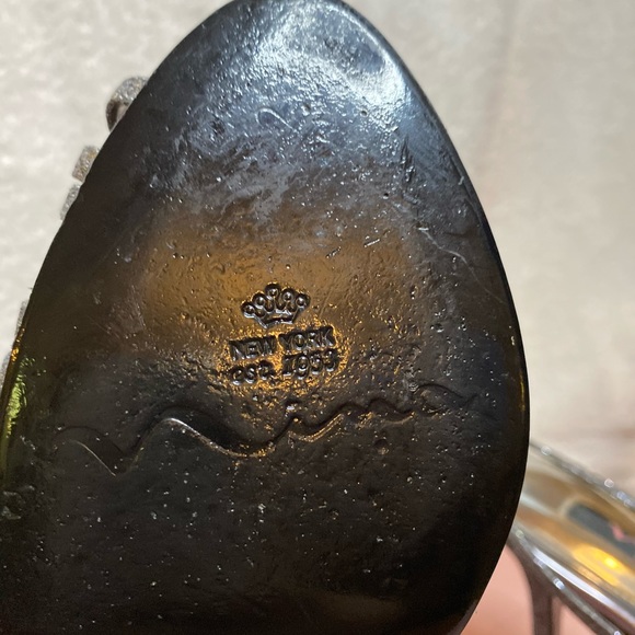 Nina Gunmetal Glitter Stilettos - Picture 3 of 10